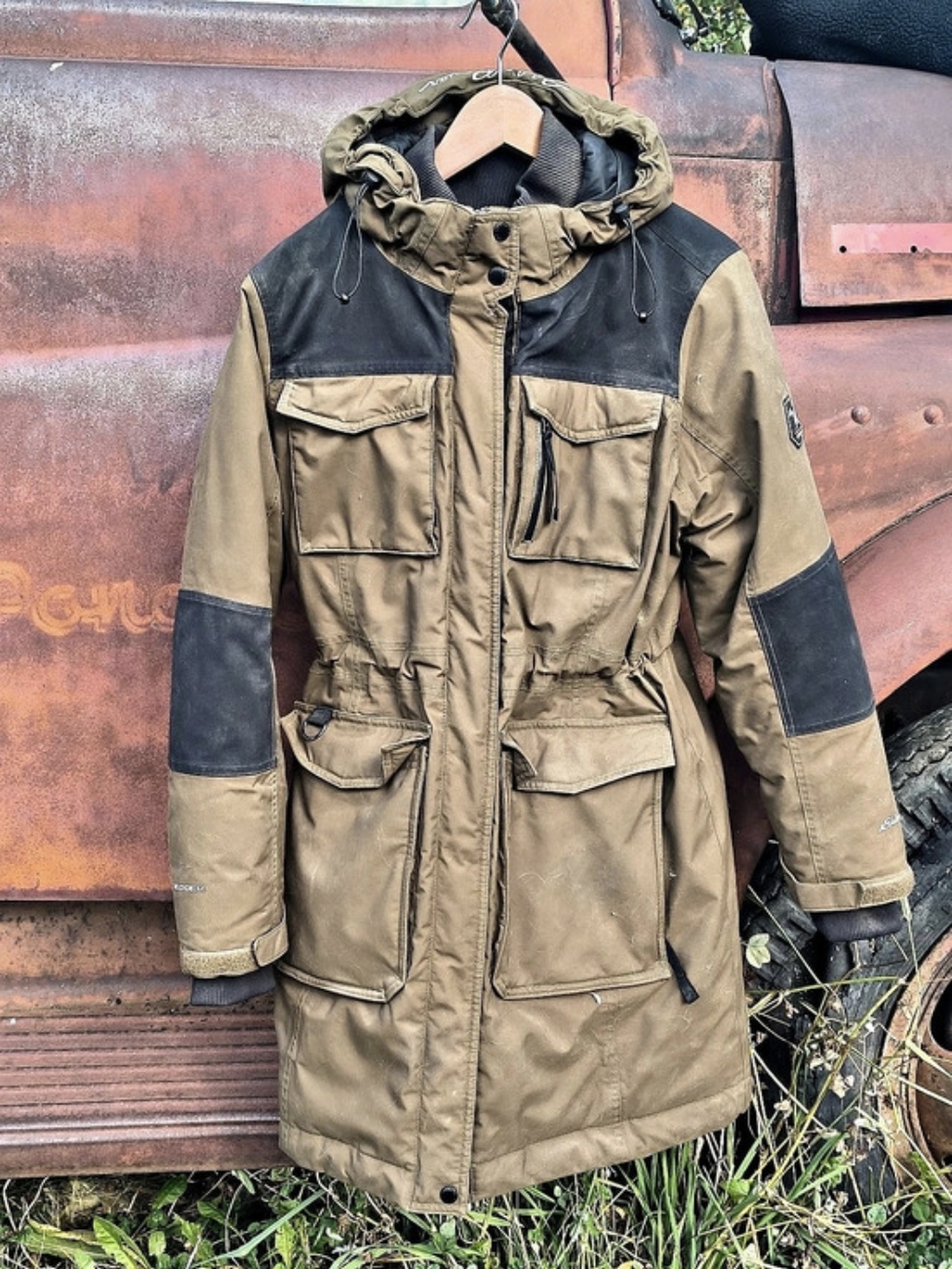Eddie Bauer Mountain Ops Parka Brown Size Large
